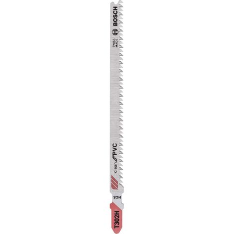 3x Lame de scie sauteuse PRO Plastics PVC clean T302H (pour Plastiques, Plastiques, Longueur 132 mm, Accessoire Scie sauteuse) (1/4)