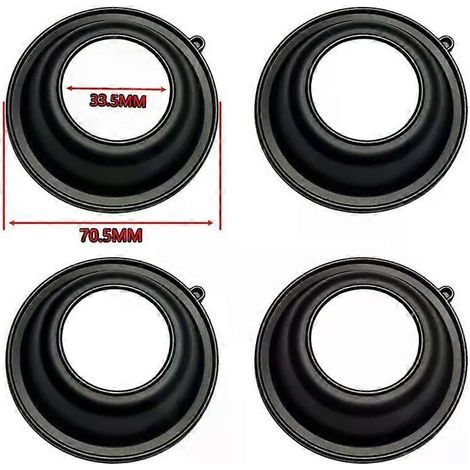 Kit de réparation de carburateur pour HONDA VF 700C MAGNA V45 VF700C 1984-1986 (pièces à membrane et flotteur) Diaphragme (1/4)