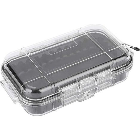 Estuche de almacenamiento impermeable, a prueba de golpes y hermético - Caja protectora portátil para exteriores