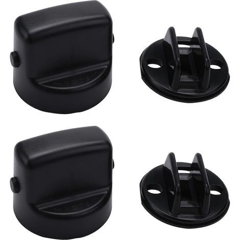 2 capuchons et inserts de bouton de démarrage sans clé pour Mitsubishi Lancer Outlander 4408A167 4408A031 (1/5)