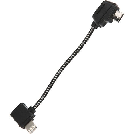 Câble de données 93 mm pour téléphone vers télécommande, accessoire pour drone RC compatible iOS et DJI Mavic pour iOS (1/5)