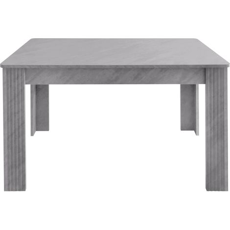 Table à manger rectangulaire en bois stratifié, pieds stabilisés, capacité 130 kg (1/5)