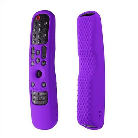 Coque de Protection Antichoc en Silicone pour Télécommande LG Smart TV An MR21 MR22, Violet