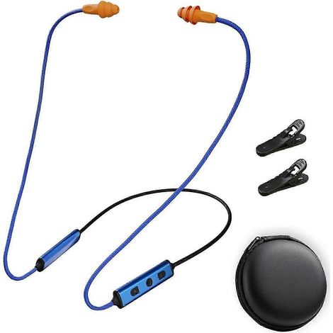 bouchons d'oreille compatibles avec les casques Bluetooth pour le travail, tour de cou, réduction du bruit, protection auditive, compatibles avec les dispositifs de sécurité au travail. WHBYV (1/4)