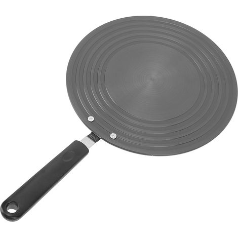 Wärmeleitplatte für Gaskochfelder, hitzebeständige Kochplatte mit Griff, Auftauplatte für Induktionskochfelder, 24 cm (1/5)