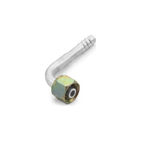 Conector hembra con junta tórica, ángulo de 90°, rosca DN10, 3/4-16 (1/2)