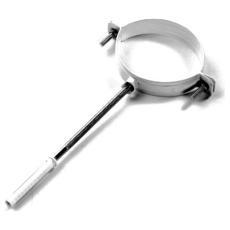 Collare verniciato bianco per tubo fumo ø76/80 mm 353076000 (1/2)