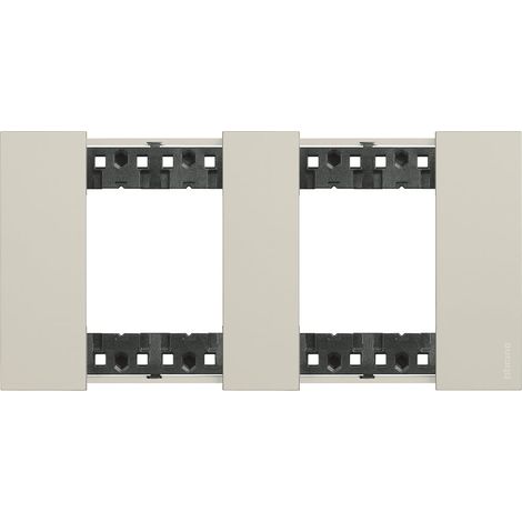 Cornice 2 x 2 Moduli BTicino Living Now KA4802M2K Sabbia