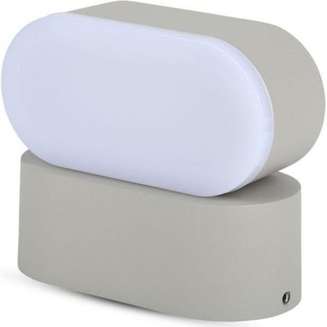 V-TAC VT-816 6W LED Wandlamp neutralweiß 4000K Aluminum drehbare grau Körper IP65 - SKU 8291 (1/5)