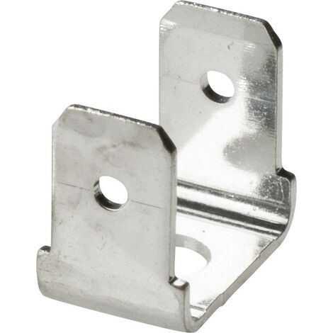 Languette 6.3 x 0.8 mm Vogt Verbindungstechnik 3876C.67 90 °, 90 ° non isolé métal 1 pc(s) D25663 (1/5)