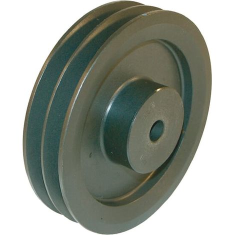 Keilriemenscheibe B oder SPB, 2 Rillen, Durchmesser 119 mm, Kramp 112B2 (1/2)
