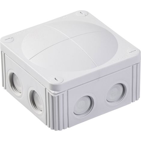 Wiska 10060532 Abzweigkasten (L x B x H) 110 x 110 x 66 mm Lichtgrau IP66/IP67 1 St.