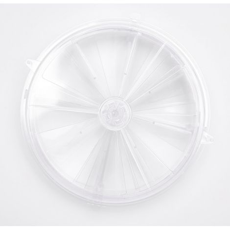 Ventilador sobre ventana de abs natural Diam.16,5 cm CENTRALE BRICO