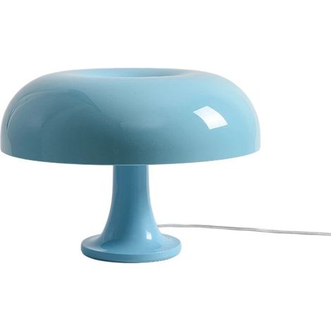 Lampe de table champignon vintage, LED, bleu ciel, pour la décoration de la chambre ou du salon (1/5)