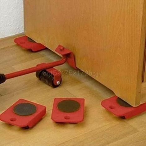 Kit de Deplace Meuble Lourd Sans Effort, Deplace Meuble a Roulette, Roulettes pour Meubles Jusqu\'à 150KG Système de Mouvement [963]-Ywey (1/4)