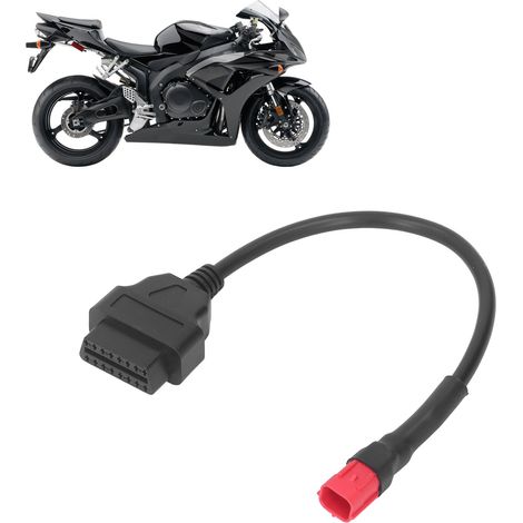 Câbles de diagnostic OBD2 6 broches vers 16 broches pour Honda, Yamaha et Suzuki (1/5)