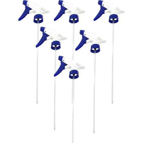 Lot de 6 buses rechange robustes et réglables pour pulvérisateur à jet brume standard 28/400 goulot 8/473,6 g (bleu) - (1/5)