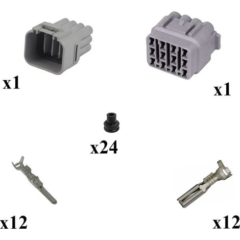 Kit Connecteur Series MT Sealed Mâle Femelle 12 Voies