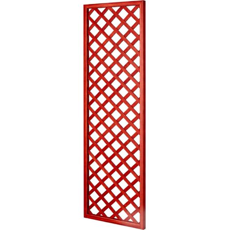 Traliccio In Legno Di Pino Impregnato Per Giardino Balcone E Terrazza Supporto Decorazione Per Piante Rampicanti Privacy Outdoor 60 x 180 Cm Legno Scuro