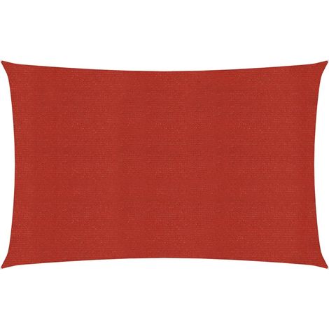 Vela de sombra 160 g/m² rojo 2,5 x 4,5 m HDPE 020009250 (1/5)