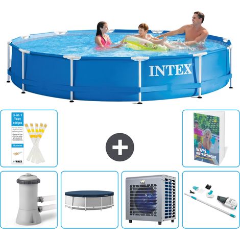 Frame Pool Rund - 366x76 cm - 7-teilig S313 (1/5)
