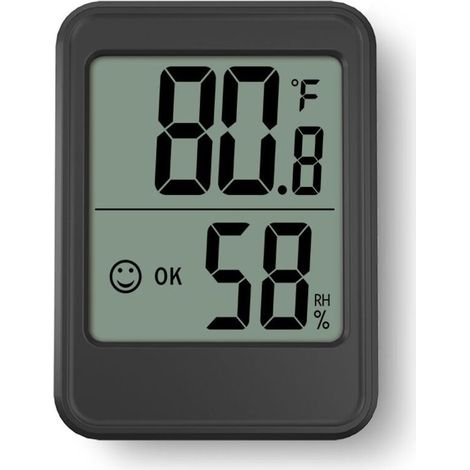 Thermomètre-hygromètre électronique d'intérieur numérique pour la maison, température et hygromètre (1/3)