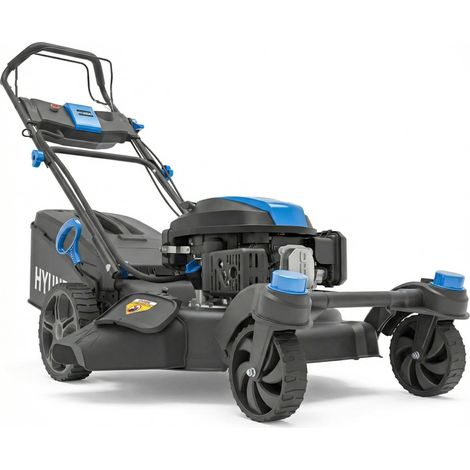 Tondeuse thermique autotractée 51 cm, moteur 196 cm3, bac 60 L, 4-en-1 HYM20200SPEZX-EU (1/5)