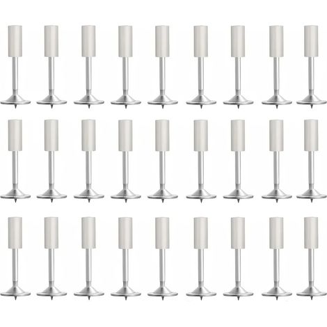 Clous Ronds - 7 3 mm - Pour Pistolet À Clous Manuel - Adaptés Béton Brique Aluminium Bois - 200 Pièces (1/5)
