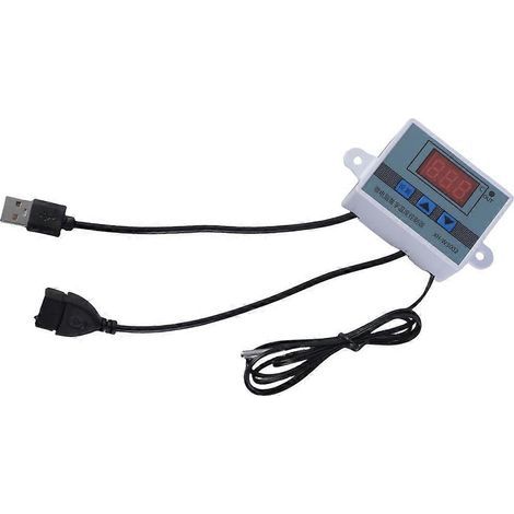 Câble de contrôle de température USB 5V avec affichage numérique pour appareils de refroidissement jusqu'à 50W (1/4)