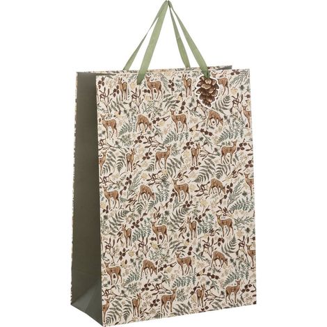 Grande borsa regalo stampata secrets des bois - Feeric lights & christmas (1/2)