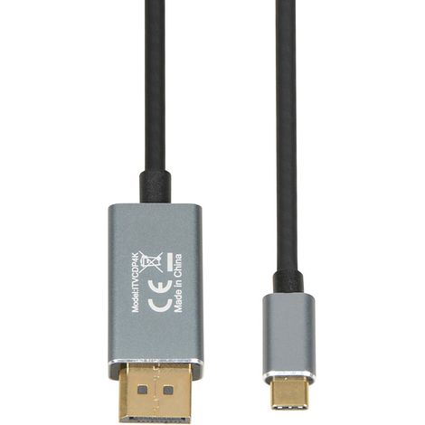 Câble USB-C vers DisplayPort iBOX ITVCDP4K (1/4)