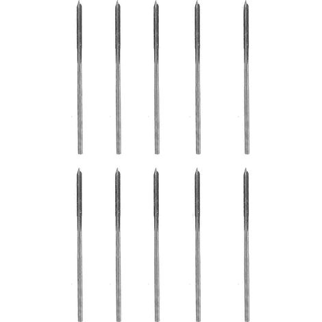 10 Stück 1,6 mm Maschinenreibahlen aus HSS-Stahl mit geradem Schaft und Spannfutter – Zubehör