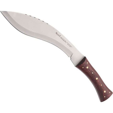 Coltello intero Muela Kukri KUKRI-26M, truciolare di palissandro, 26 lama cm + carta regalo multiuso
