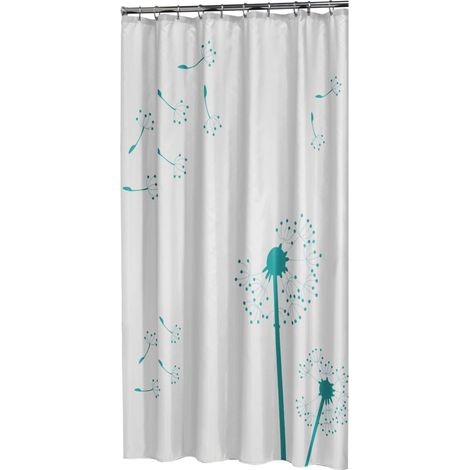 Sealskin Vento Tenda da Doccia, Poliestere, Ciano, 180 x 200 cm (1/3)