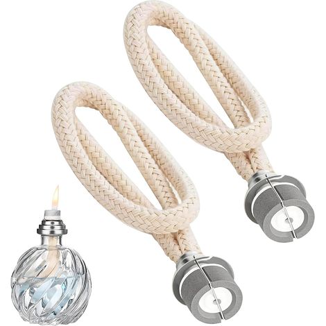 Lot de 2 brûleurs de rechange pour lampes à huile - Contrôle de l'air - Brûleur catalytique pour aromathérapie - Décoration de maison (18 mm) (1/5)
