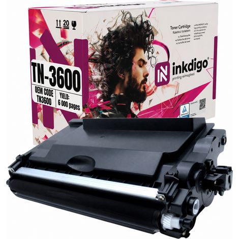 Inkdigo Toner TN3600 kompatibel mit Brother DCP-L5510DW HL-L5210DN TÜV-zertifiziert (1/5)
