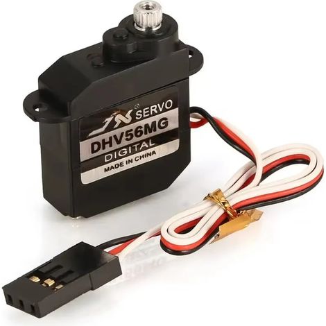 Funkgesteuertes Drohnenmodell mit festen Tragflächen, schwerer 5,6 g Mikroservomotor mit hohem Drehmoment (1,2 kg), Hochdruck-Metallgetriebe, Hohlbecher. (1/5)