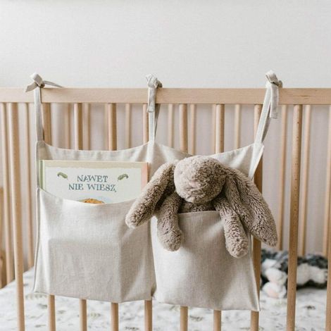 Sac De Rangement Suspendu - Organisateur De Chambre D Enfant - Pour Porte Ou Mur - Avec Inserts Rigides - 1 Pièce (1/5)