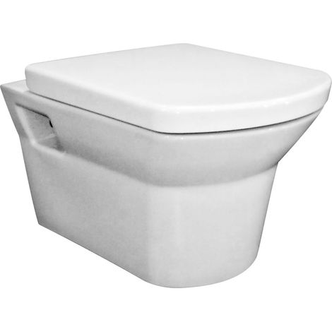 Hudson Reed Maya Wall Hung Toilet - Soft Close Seat (1/3)