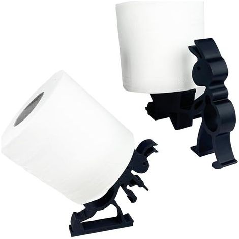 JSSEVN - Set of 2 Toilet Roll Holders, Toilet Paper Holders, Toilet Paper Stands in a Fun Ant Design for Bathroom, Living Room (1/4)