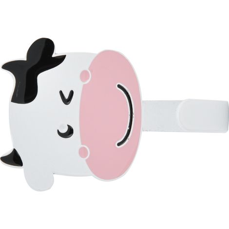 Crochets adhésifs robustes en acier inoxydable pour les murs de la cuisine et de la salle de bain, résistants à la charge, montés au mur, crochets métalliques sans perçage, 3066B, style dessin animé c (1/5)