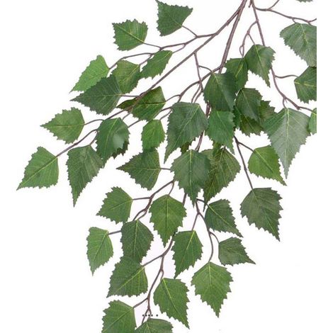 Branche bouleau artificielle 64 cm 48 feuilles (1/3)
