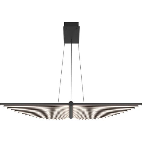 Lampada sospensione moderna nera LED 57W Seraph Quintiesse (1/5)