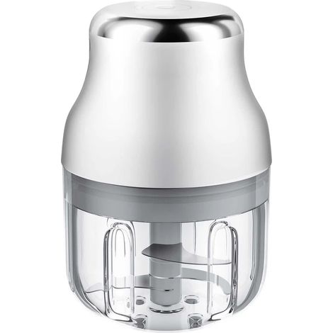 Hachoir à ail/à viande électrique – mini hachoir à légumes/robot culinaire, idéal pour la cuisine. (1/5)