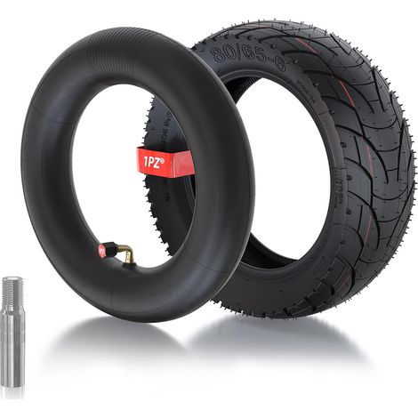 F3T-K65 Pneu et chambre à air 10x3.0 80/65-6 remplacement pour scooter électrique Kugoo M4 / M4 Pro Zero 10X, pour roue 90/65-6.5 255x80 (1/5)