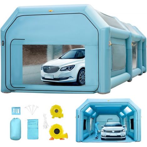 Cabine Peinture Voiture 8x4x3m Tente Pulvérisation Gonflable (1/5)