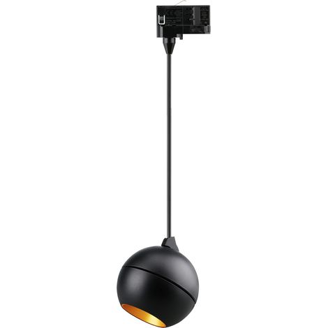 Suspension tilt UKU6 Corte de fase L,C LED COB 7W 881lm(751lm)/913lm(746lm)/954lm(795lm) CRI90 2700K/3000K/4000K 48º Noir Or