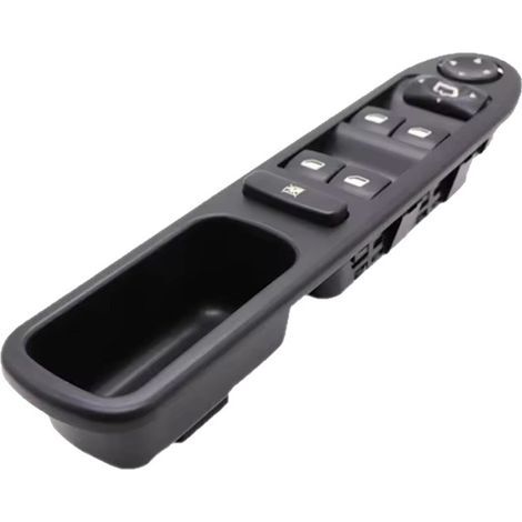 Levé Vitre Avant Gauche Drive CÔTÉ Vitre Électrique Interrupteur Principal, Interrupteur de Lève-Vitre Compatible pour Peugeot 307 307SW 307CC noir 257x55mm (1/5)