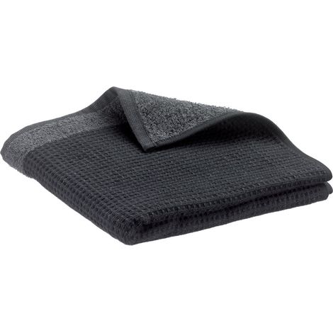 Drap de Bain Recyclé 90 x 150 cm - Serviette de Toilette Gris Noir Beige Blanc - PANGIVO (1/3)
