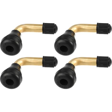 4 Pcs - Valve De Pneu Tubeless Universelle Pvr60 - Motocyclettes - Ton Doré (1/5)
